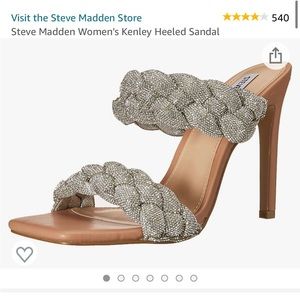 Steve Madden Sandal Heel Rhinestone 6.5